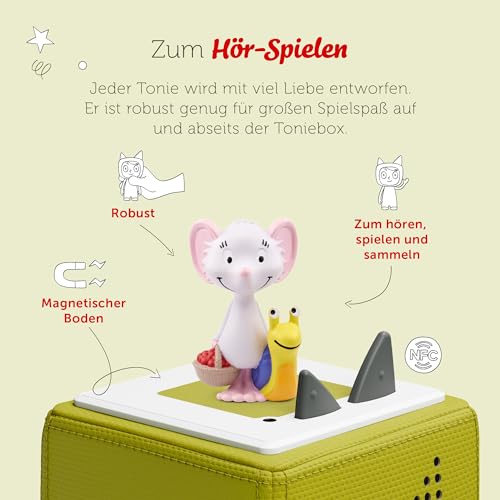 tonies Hörfiguren für Toniebox, Tilda Apfelkern – Das Drinnen-Picknick, Hörspiel mit 9 Geschichten für Kinder ab 3 Jahren… – Ansicht 3