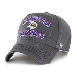 47 Men's Charcoal Minnesota Vikings Seymoore Clean Up Adjustable Hat