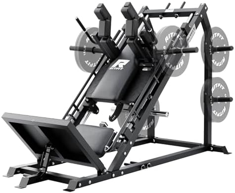 RitFit Gazelle Pro 3 in 1 Leg Press and Hack Squat Machine - High...