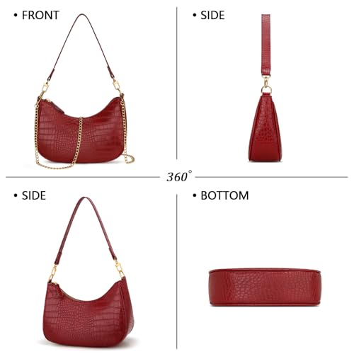 Image of KKXIU Shoulder Bag for Women Cute Hobo Purses and Handbags Retro Clutch Underarm Purse | Cute