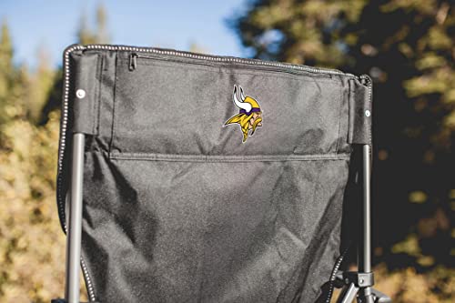 Image of Picnic TIME NFL Unisex-Adult NFL Outlander Folding Camping Chair with Cooler, Heavy Duty Beach Chair