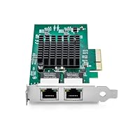 10/100/1000Mbps Gigabit Ethernet Converged Network Adapter (NIC) with Intel 82576 Chip | Ethernet PCI Express Network Card | Dual RJ45 Copper Ports | PCI Express 2.0 X4 | Compare to Intel E1G42ET – Ansicht 5