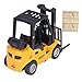 Kadimendium Alloy Forklift, Pull Back Function 360 Degree Polishing Forklift Toy for Play