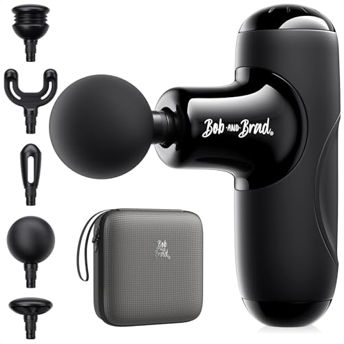 BOB AND BRAD Q2 Mini Massage Gun, Pocket-Sized Deep Tissue Massager...