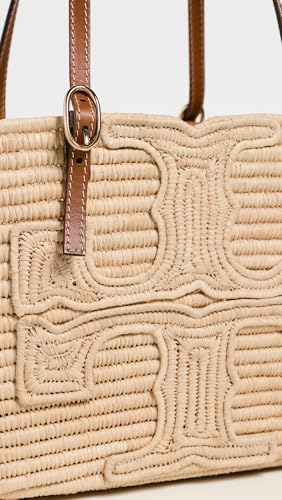 Bolso Tote Pequeño Estructurado Straw de Mujer miniatura 4