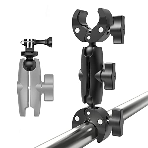 Super Clamp - Abrazadera doble para cámara, soporte de pinza de cangrejo, adaptador de brazo mágico para escritorio, estudio fotográfico, reflector de fotografía, soporte de brazo fotográfico, barras