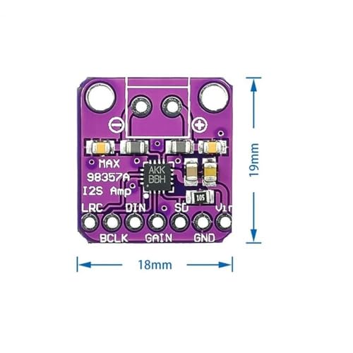 Image of MAX98357 I2S 3W Class D Amplifier Interface Audio Decoder Module Filterless Board