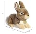 Aurora® Realistic Miyoni® Eastern Cottontail Rabbit Stuffed Animal - Lifelike Detail - Cherished Companionship - Brown 11 Inches