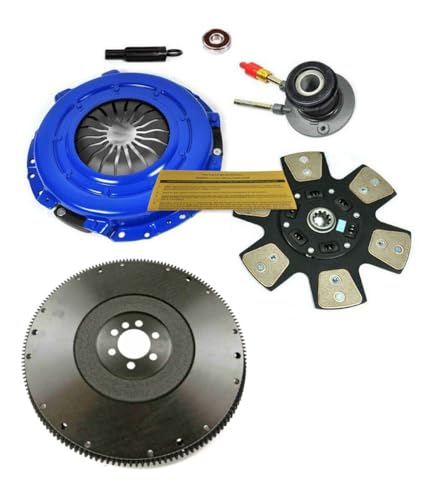 EFT Stage 3 Clutch Flywheel Slave Kit for 1999-2000 Chevy Silverado 1500 GMC Sierra 1500 V6 V8 Replacement Performance Clutch Kit OE Fit EFORTISSIMO Support Durable Engine Component