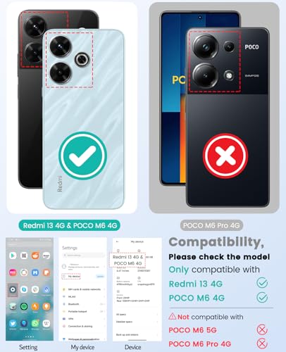 SineOrdo Cover Compatible with Xiaomi Redmi 13 4G / POCO M6 4G Case - Image 2