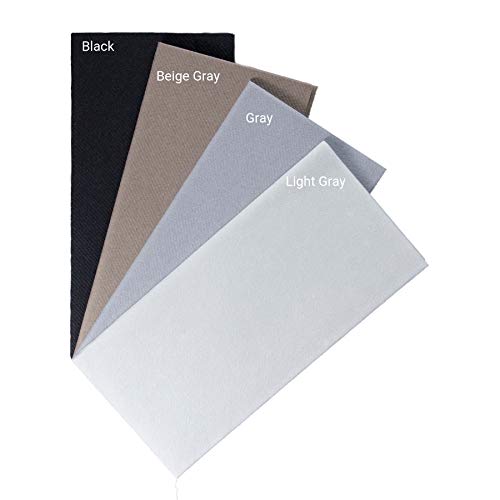 Simulinen Colored Disposable Dinner Napkins – Decorative, Linen-Feel, Elegant & Cloth-Like – Grey - Absorbent & Durable - Weddings, Parties And Holidays! – Perfect Size: 16"X16" Box Of 50 #TOP5