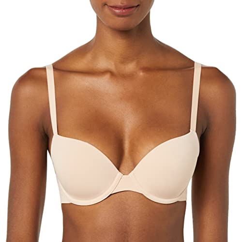 Amazon Essentials Women's Demi Cup Microfiber Bra, Pack Of 2, Blush, 38C #TOP3