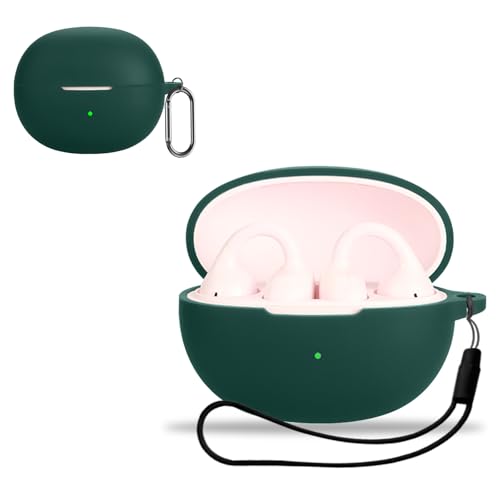 For QCY Crossky C50 �p �P�[�X �J�o�[ KONXISA ���C�����X�C���z���P�[�X �V���R���f�� �ϏՌ� �h���h�o �E�H�b�V���u�� �i�J���r�i�t��+�X�g���b�v�t�� �j ���p���₷�� �����[�d�\ �����^�т����₷���i�O���[���j