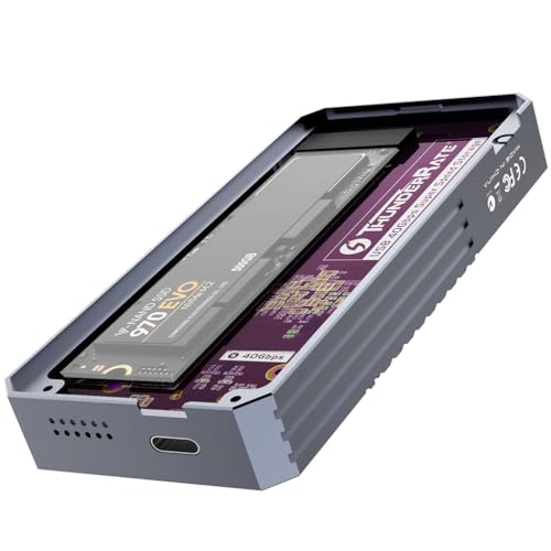 JMT Caja Externa USB 4.0 para SSD M.2 NVMe 2280 miniatura 2
