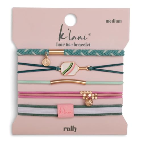 K'lani Rally Hair Tie Bracelets - Elastic Ponytail Holder - Small