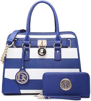 Women Designer Handbags and Purses Ladies Satchel Bags Shoulder Bags Top Handle Bags w/ Matching Wallet