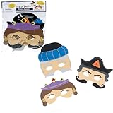 Amazing Foam Purim Masks Set of 3 - Esther, Haman & Mordechai
