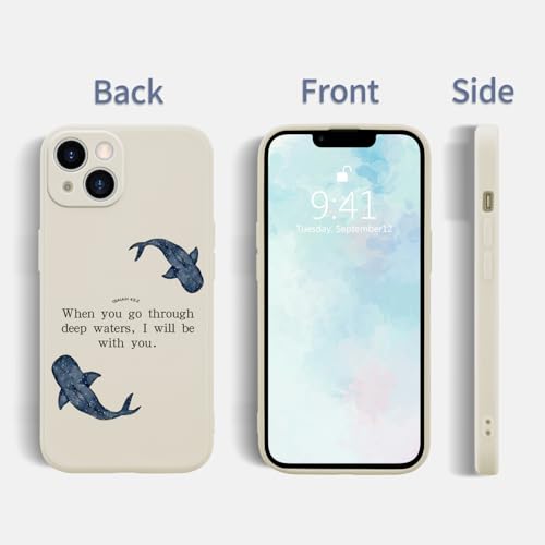 Coque iPhone 15 requin baleine pour passionnés d'océan et de plongée