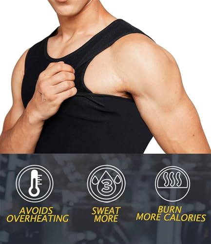 Men's Back Support Belt Shapewear Corsets Slimming Body Shaper Posture Corrector Fitness Vest Shaper Waist Trainer4