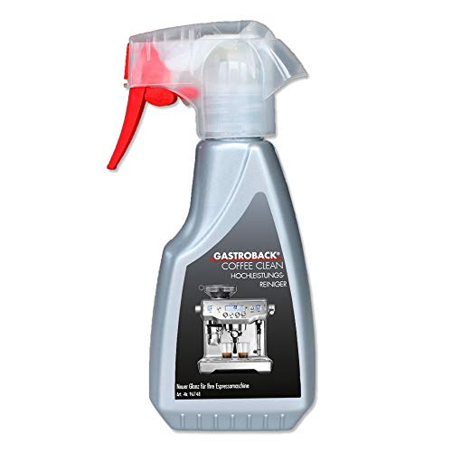 GASTROBACK 96748 Coffee Clean, 250 ml, Hochleistungsreiniger für alle Kaffee-und Espressomaschinen, reinigt, pflegt und schützt langanhaltend, Kunststoff, Silbergrau, 3 x 10 x 20 cm, 250 GASTROBACK 96748 Coffee Clean, 250 ml, Hochleistungsreiniger für alle Kaffee-und Espressomaschinen, reinigt, pflegt und schützt langanhaltend, Kunststoff, Silbergrau, 3 x 10 x 20 cm, 250