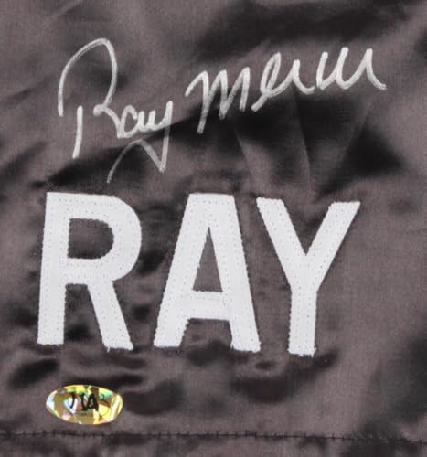 Ray Mercer Autographed Boxing Trunks (merciless) - Mab Hologram! - Autographed Boxing Robes and Trunks