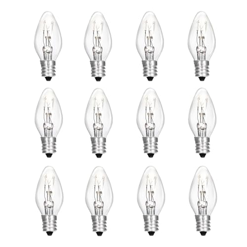 HINUAXBULB 12 Pack Scentsy Light Bulbs 15Watt 120V Wax Warmer Bulbs
