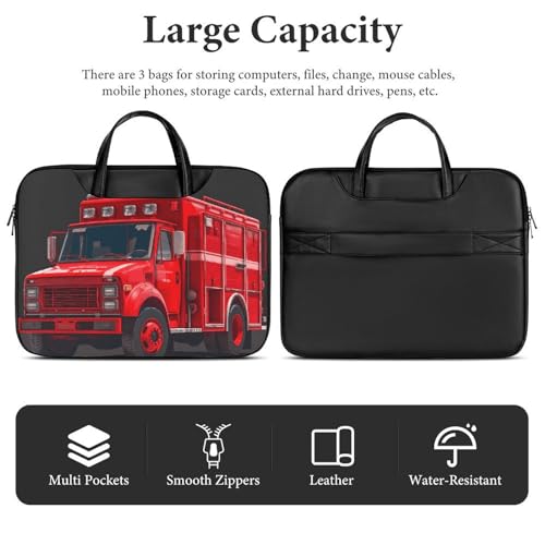 Bolso bandolera para laptop Red Car 17 pulgadas impermeable miniatura 4