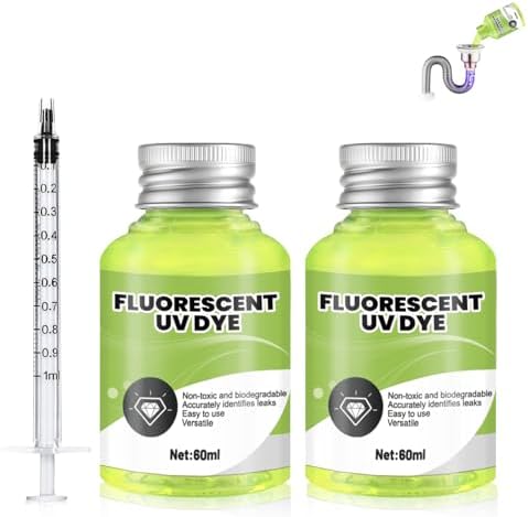 Allony Fluorescent UV Dye, Leak Detection Tracing Dye, Green UV Dye