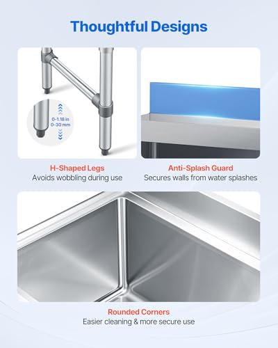 Image of VEVOR Commercial Ice Bin Stainless Steel Ice Chest with Sliding Lid, 24H Long-Lasting Insulation, Cooler Cart Cocktail Unit for Bar Restaurant Pub, NSF, 24 Inch