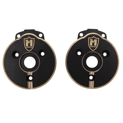 MEUS Racing Front Brass Portal Covers 77g/pc for MEUS 1/10 Nylon Portal Axle SCX10 SCX10 II 1/10 RC Crawler Upgrade Pasrts