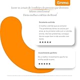 Colchão Casal Emma Basics 17 cm - 138x188 cm, Espuma D28 17cm com Tecnologia Alemã, Firmeza Ideal, Suporte Confortável, 100 Noites de Teste e 5 Anos de Garantia glide