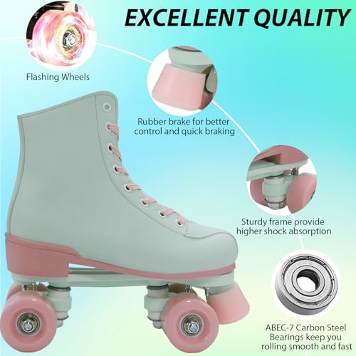 YYW Light Up Roller Skates