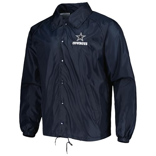 Men's Royal Buffalo Bills Coaches Classic Raglan Full-Snap Windbreaker Jacket2