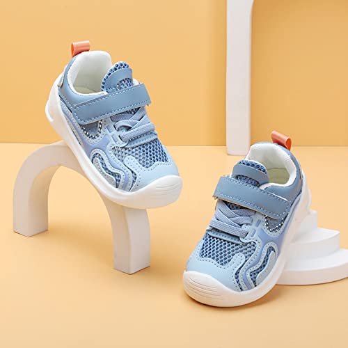 Baby Shoes Boy Girl Sneakers Infant Breathable Outdoor Walking Sports Shoes Non-Slip Toddler First (Red, 8.5 Toddler)3