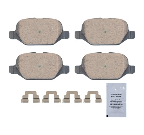 Image of HUSCH D1569 Rear Ceramic Brake Pads Kit Fit For Fiat 500 2012-2019