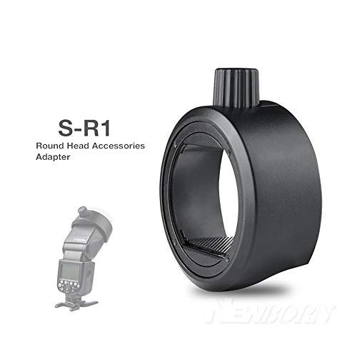 Godox S-R1 Flash Speedlight Adapter,AK-R1 Adapter Ring for Godox TT685 V860II V350 TT600 Yongnuo