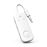 Relay - Premium Airplane Bluetooth Adapter with Advanced Qualcomm Chipset, 2 Headphones Support, 25hrs Play Time, aptX Adaptive & HD Audio Transmitter for Airpods, Bose & Travel Flight