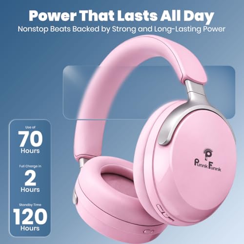 Image of PunnkFunnk Kids Watch + Headphone Combo, GPS, SOS, Camera, Touch Display, Wireless Headphones with Bluetooth 5.3, HD Sound, Built-in Mic, Comfortable Over-Ear Design