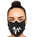 Produktbild HYPSHRT Leichte Maske aus T-Shirt gestanzt für Mund und Nase Waschbar, Schwarz Stranger Einheitsgröße
