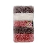 SINQERISHT Funda de felpa para Apple iPhone 7 Plus/8 Plus con tarjetero de invierno, suave, cálida, mullida, funda de silicona con purpurina y diamante (polvo gris)