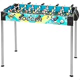 ColorBaby CB Games Tischfußballtisch, 86 x 42 x 65 cm, robuster Kunststoffkörper, 20 Spieler, mit manuellen Markierungen, für 2 Personen, Tischfußball für Kinder (39470)