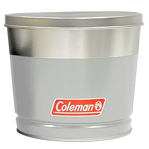 Coleman Outdoor Citronella Candle, Decorative Tin Bucket Candle for Patio, Backyard, Camping, and Outdoor Use, Up to 25 Hours Burn Time, 11oz