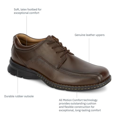 Image of DOCKERS Mens Trustee Leather Cap Toe Dress Oxford Shoes