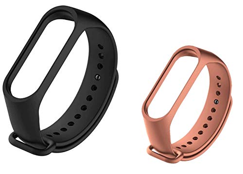 Image of TechMount� Wristband Band Straps Replacement Belt for Xiaomi Mi Original Bands Pack of 2