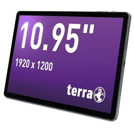 TERRA PAD 1007 10.95" IPS/8GB/256GB/LTE/Android 14 7,6 mm Slim PAD mit Octa Core CPU und LTE・(1220860)・27,8 c
