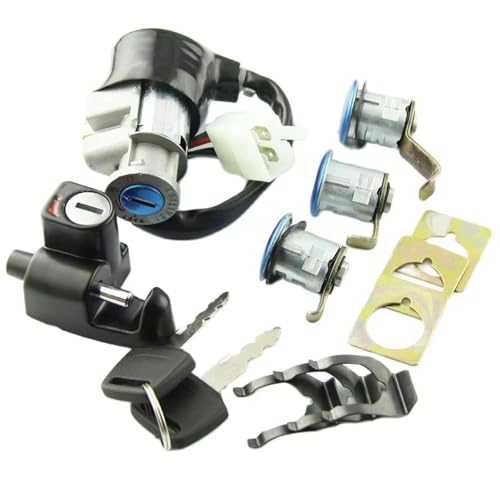 Kit clé CN250 Helix serrure contacteur d'allumage bouchon carburant moto 35010-KS4-711