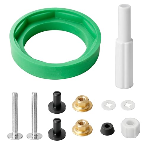Image of 3'' Toilet Tank to Bowl Coupling Kit, Fit for American Standard Champion 4 | Toilet Parts AS738756-0070A, Repair Kit with Gasket, Bolts, Washers - Fixes Leaks, Universal for Most 3 inch Flush Valve Tanks