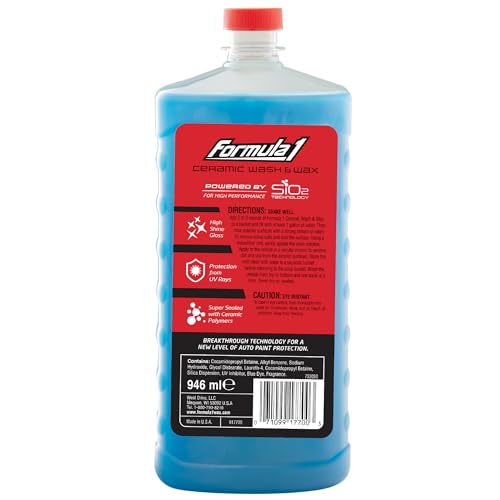 Formula 1 Ceramic Wash & Wax Car Shampoo 946ml