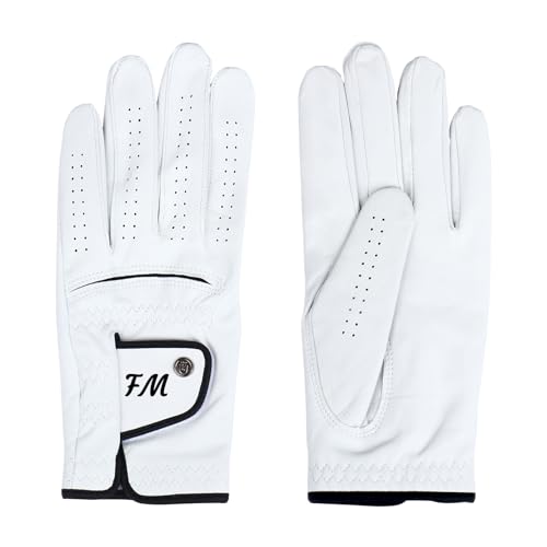 Dinikally Personalized Golf Gloves, Custom Name Golf Glove, Ideal for Father's Day and Golf Enthusiasts (23#)