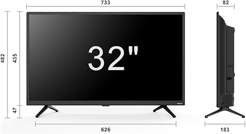 VELTECH 32 Inch Smart Roku TV -Bezel Light Design, LED HD, Freeview, Netflix, Apple TV+, BBC iPlayer, Dolby Audio, Triple HDMI, HDR 10 - Ideal Small TVs for Bedroom, Lounge, Kitchen or Studio - Image 6